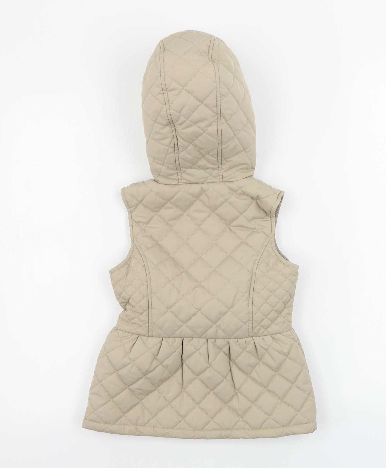 F&F  Girls Beige   Gilet Coat Size 5-6 Years