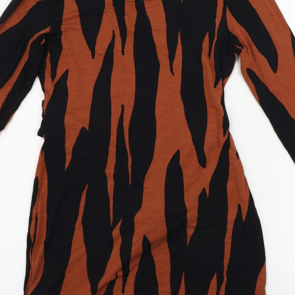 Principles  Womens Brown Animal Print  Bodycon  Size 10