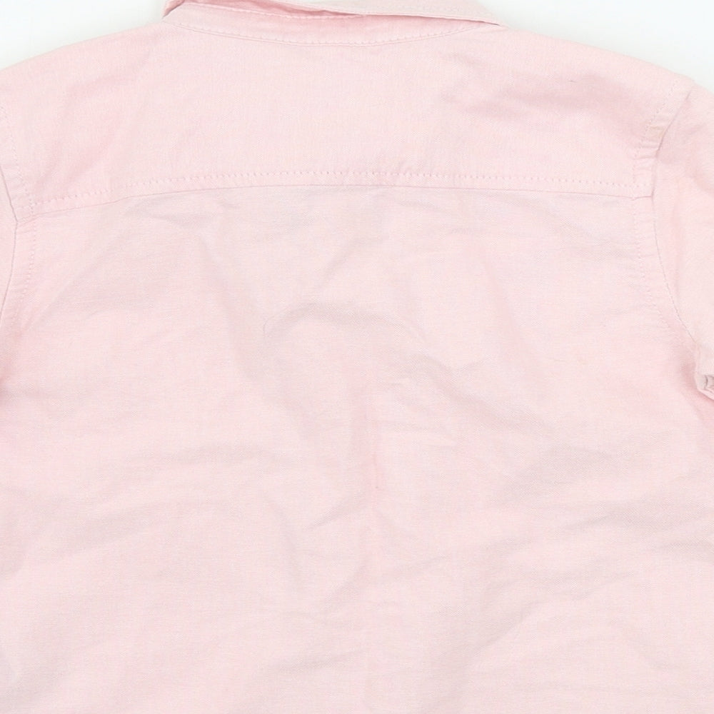 Marks and Spencer  Boys Pink   Basic Button-Up Size 4-5 Years