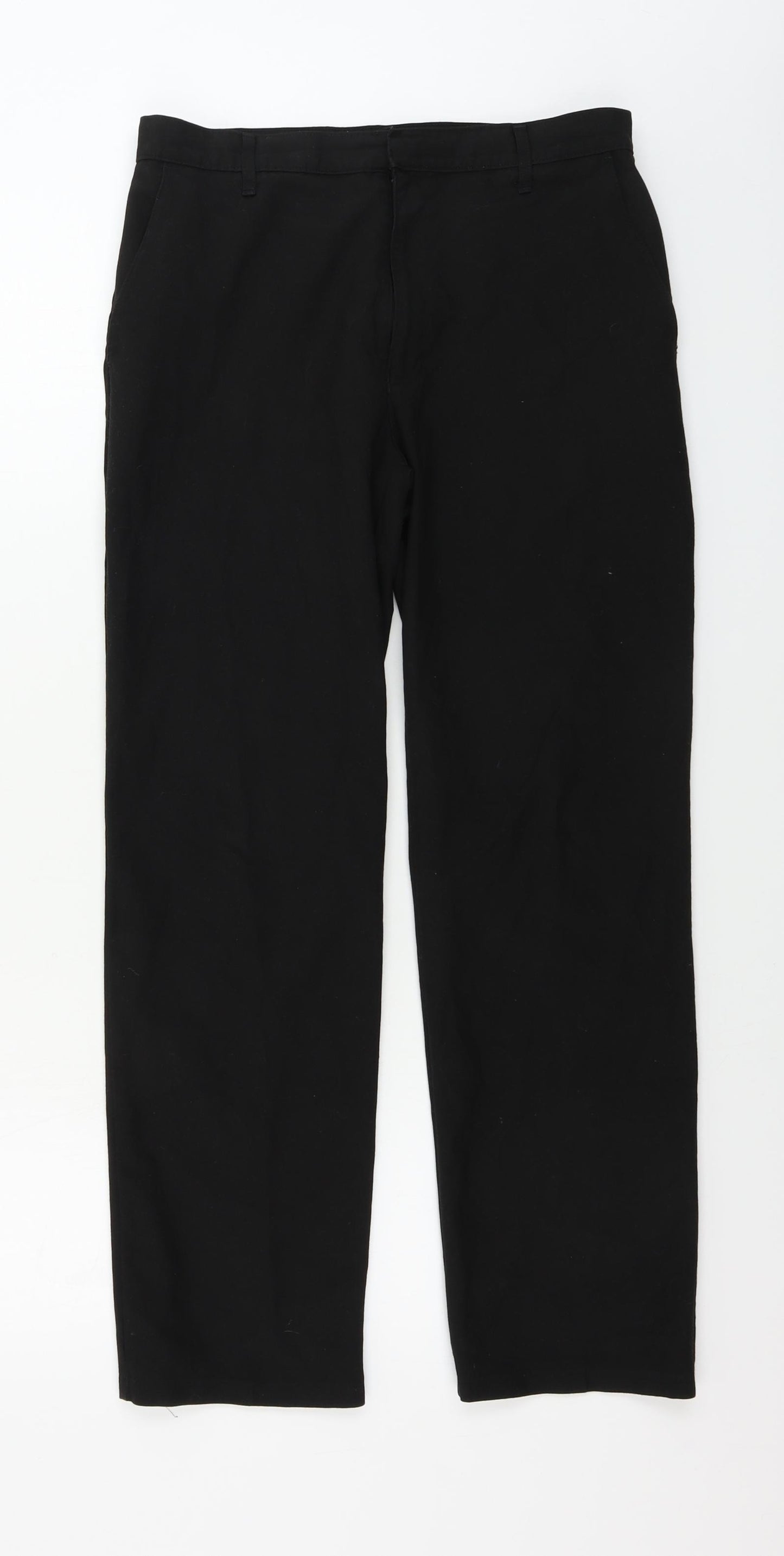 Marks and Spencer  Boys Black    Trousers Size 12-13 Years