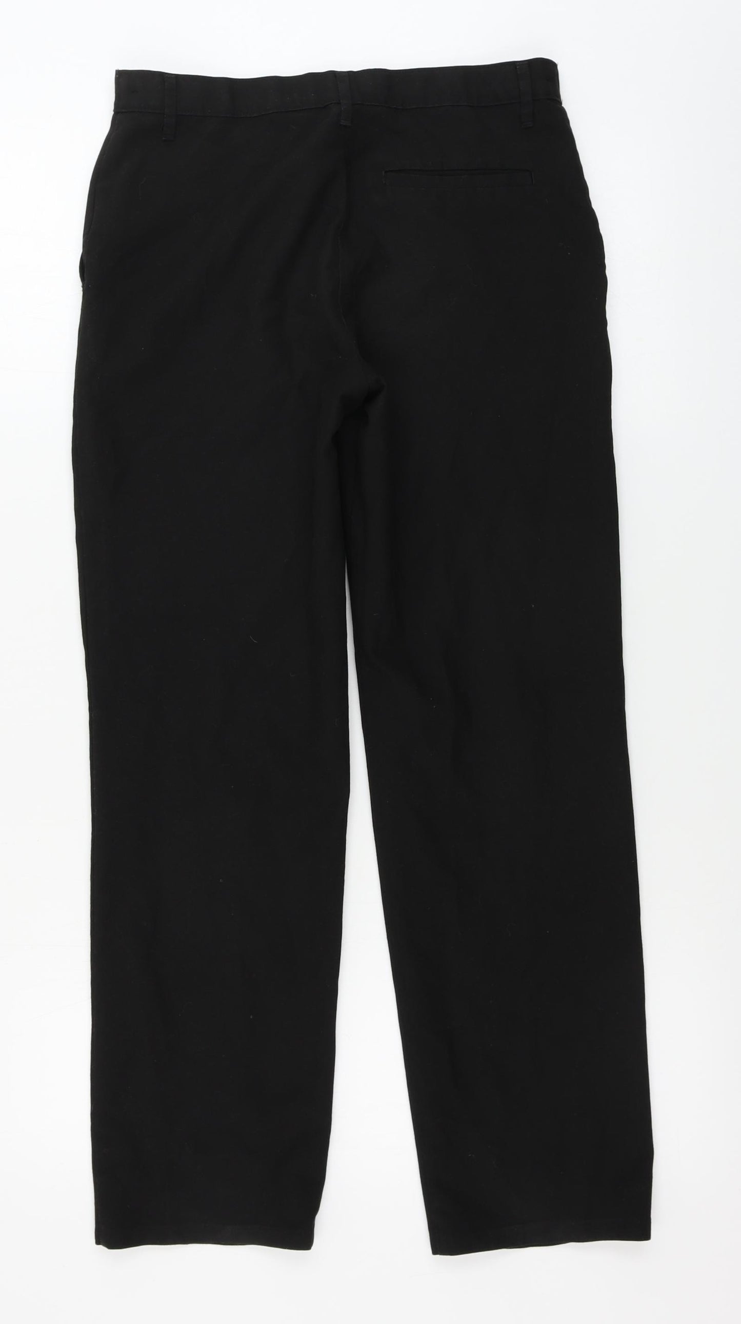 Marks and Spencer  Boys Black    Trousers Size 12-13 Years