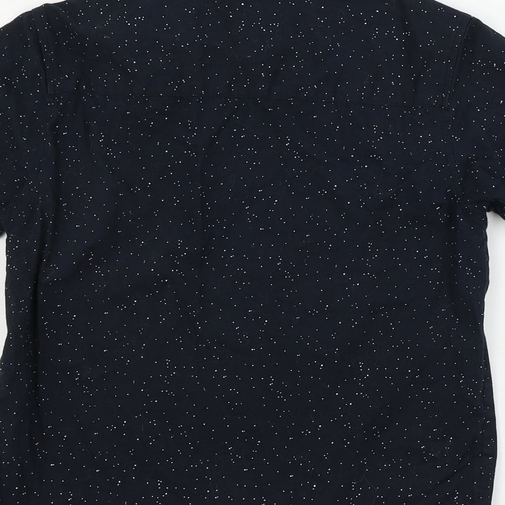 Primark  Boys Black Polka Dot  Basic Button-Up Size 9-10 Years