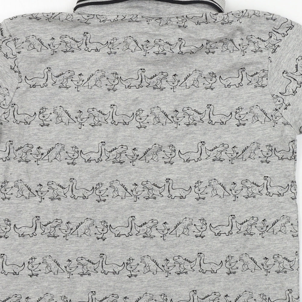 George  Boys Grey   Basic Polo Size 5-6 Years