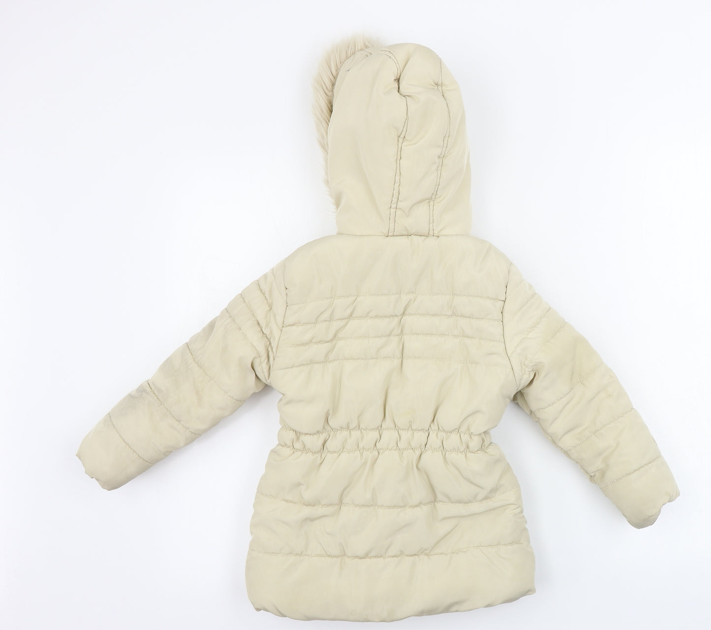 George  Girls Beige   Jacket Coat Size 5-6 Years