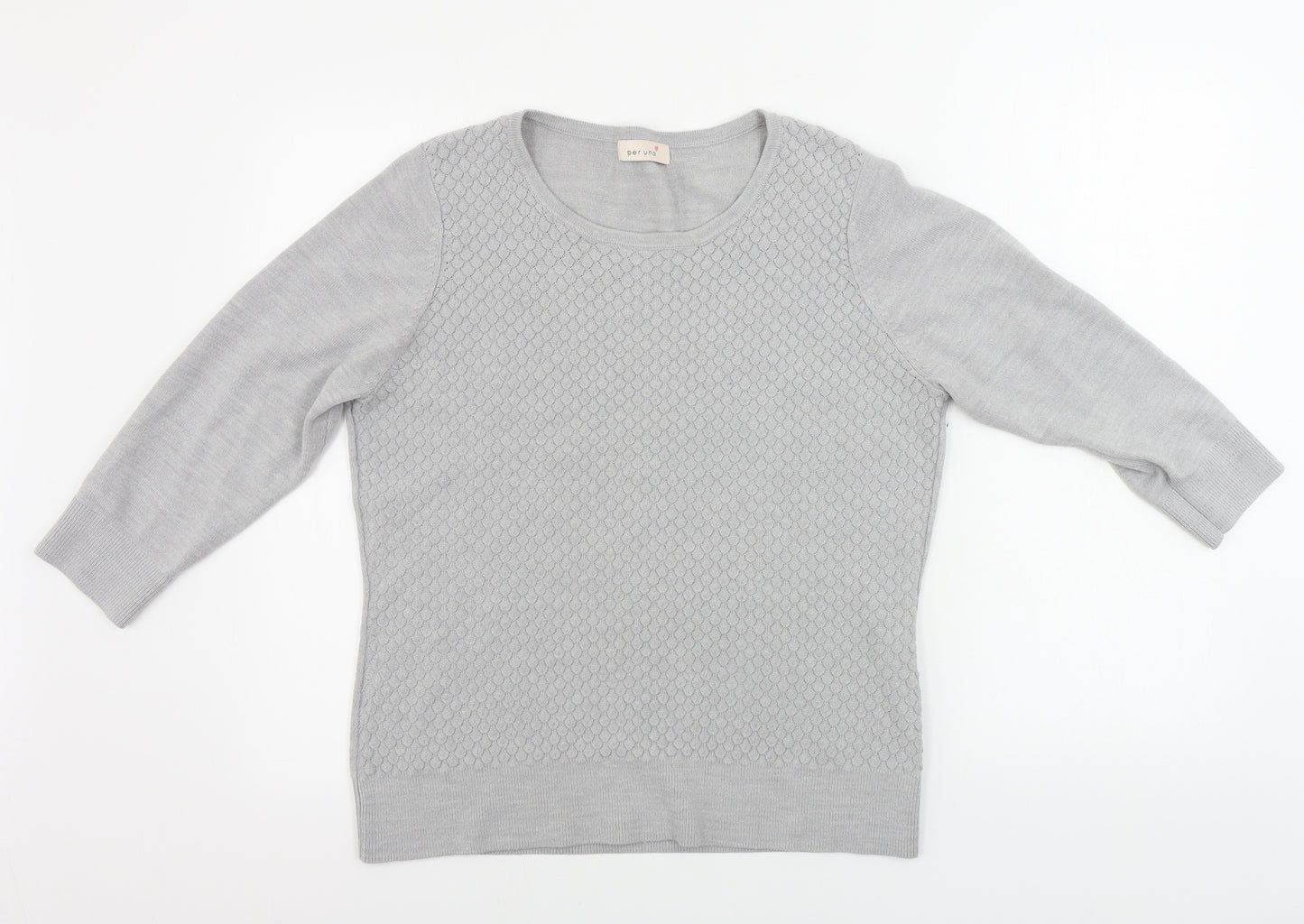 Marks and Spencer  Womens Grey   Pullover Jumper Size 14