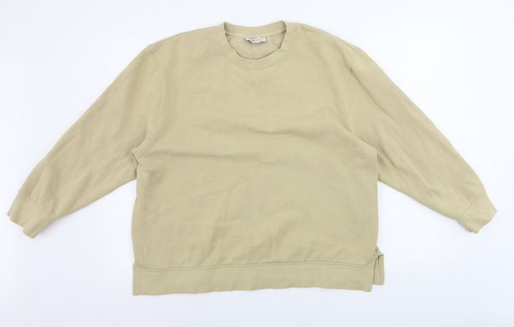 Topshop Mens Beige Pullover Jumper Size M