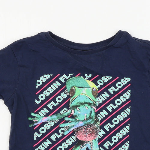 George  Boys Blue   Basic T-Shirt Size 6 Years