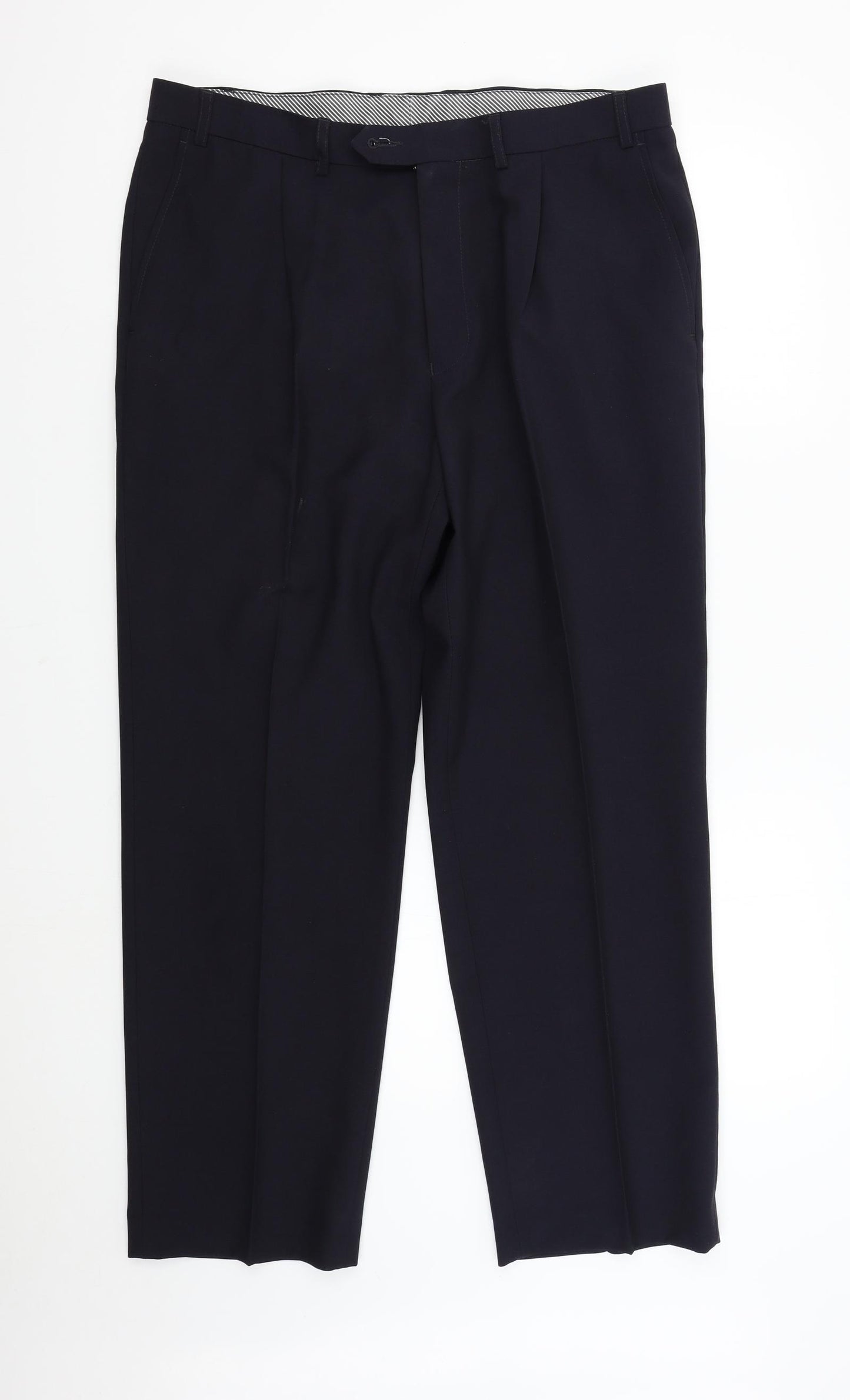 M&S Mens Blue   Trousers  Size 36 L29 in