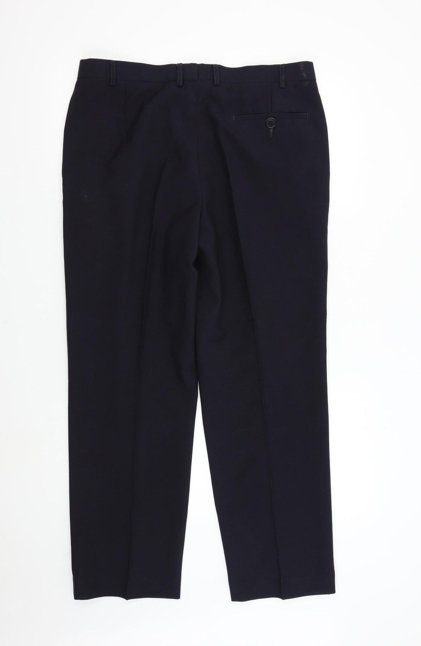 M&S Mens Blue   Trousers  Size 36 L29 in