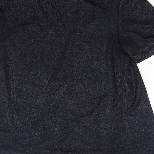 Warehouse Womens Black   Basic T-Shirt Size 14