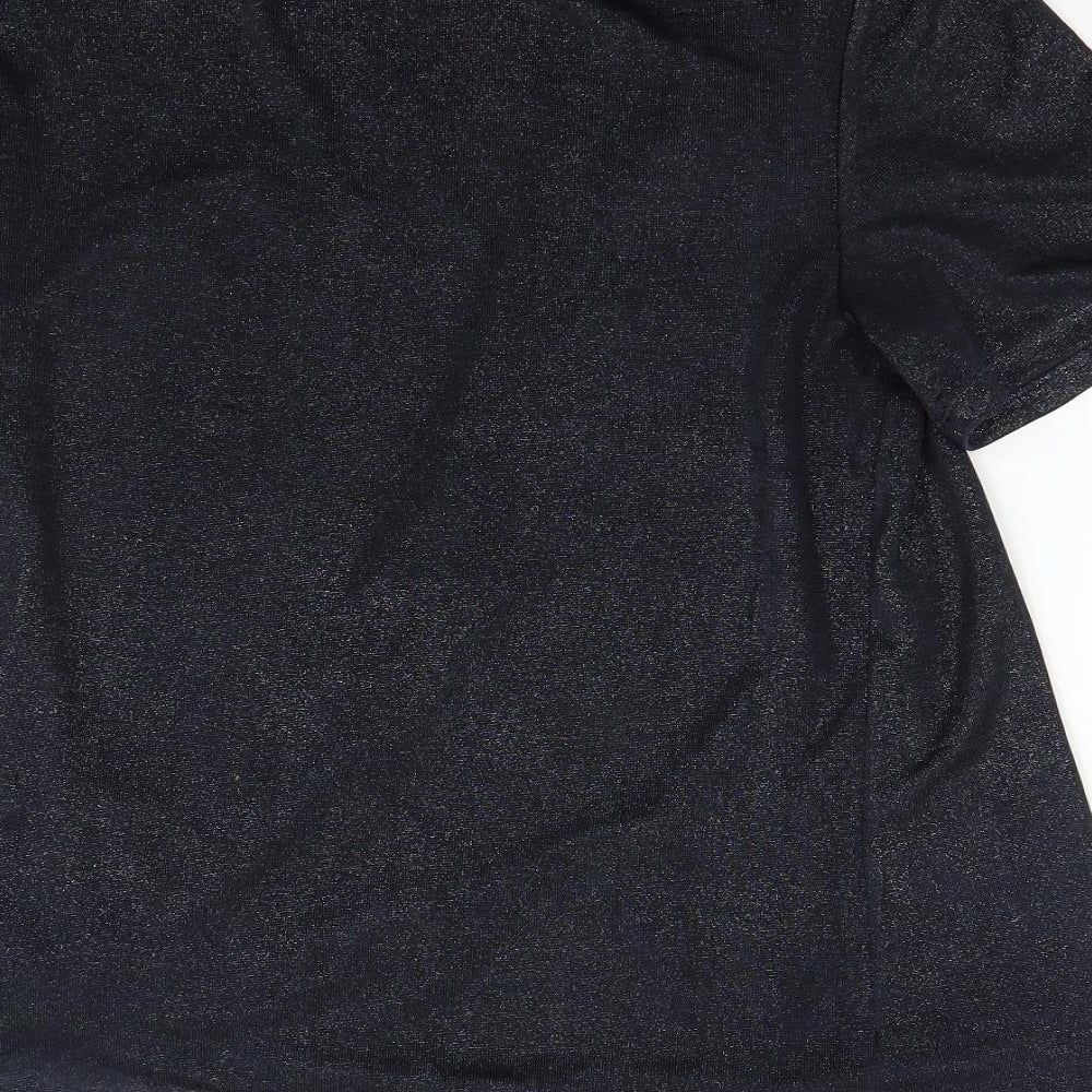 Warehouse Womens Black   Basic T-Shirt Size 14