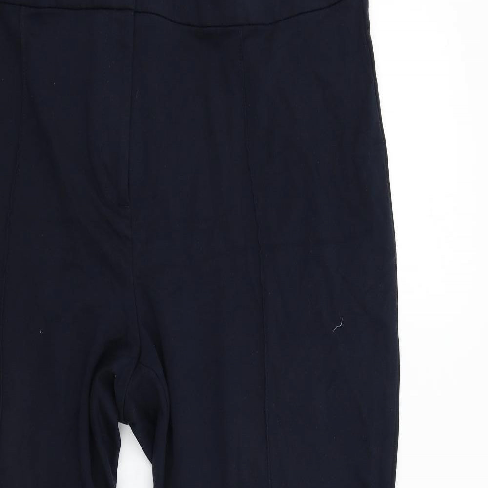 M&S Womens Blue   Trousers  Size 18 L28 in