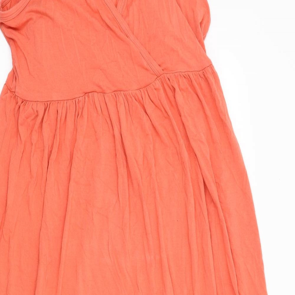 M&S Womens Orange   Maxi  Size 14