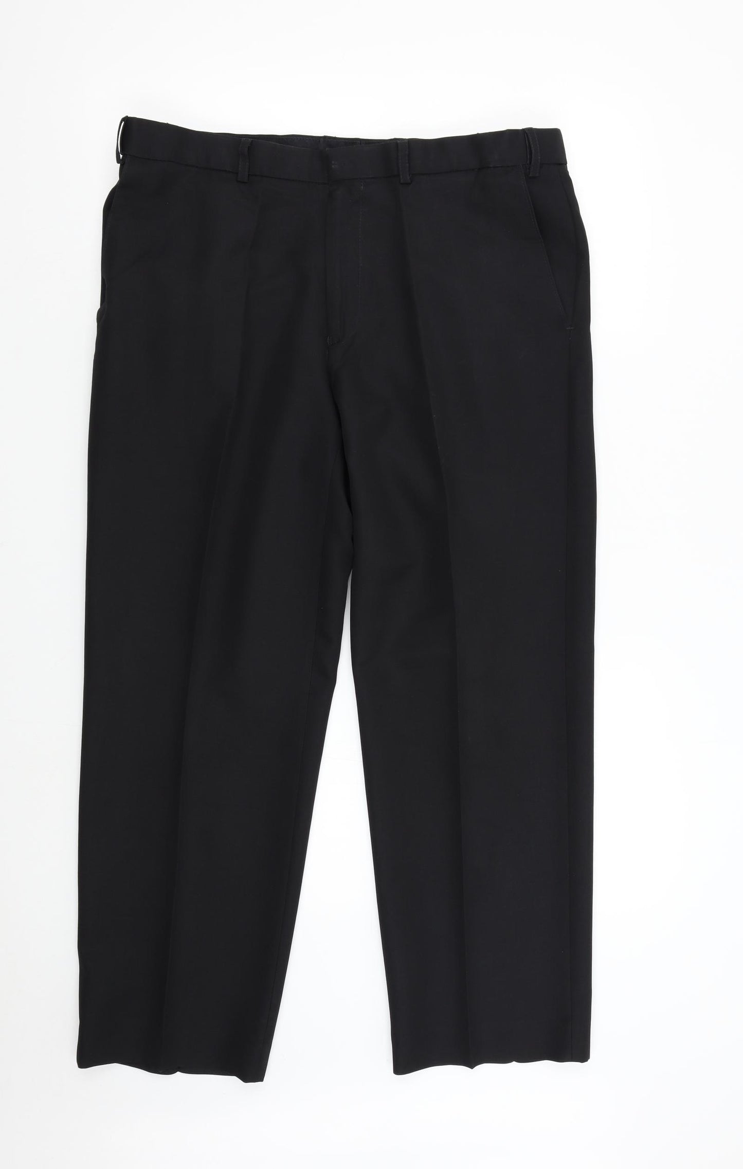M&S Mens Black    Suit Trousers Size 36 L29 in