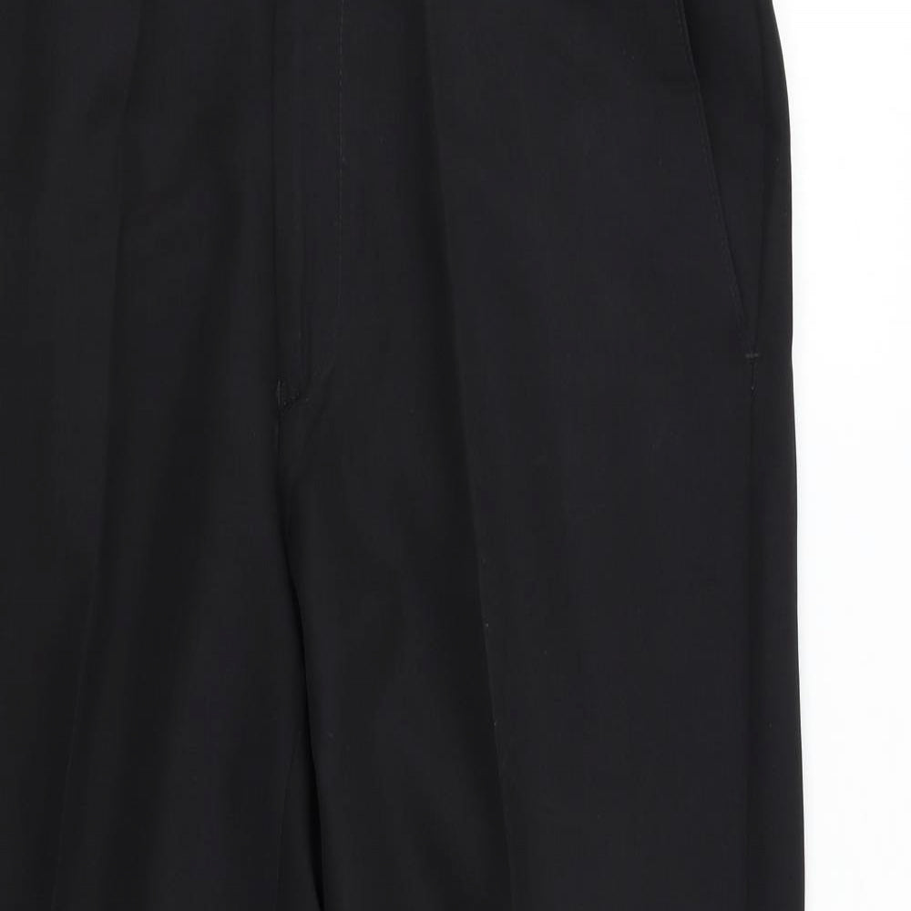 M&S Mens Black    Suit Trousers Size 36 L29 in