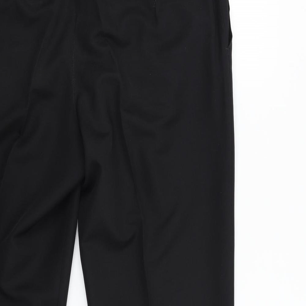 M&S Mens Black    Suit Trousers Size 36 L29 in