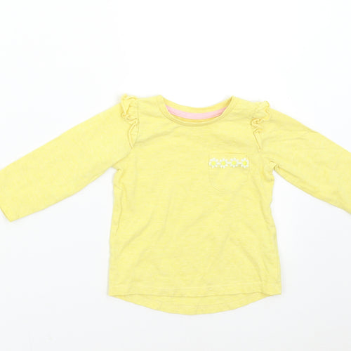 Nutmeg Baby Yellow   Basic T-Shirt Size 12-18 Months