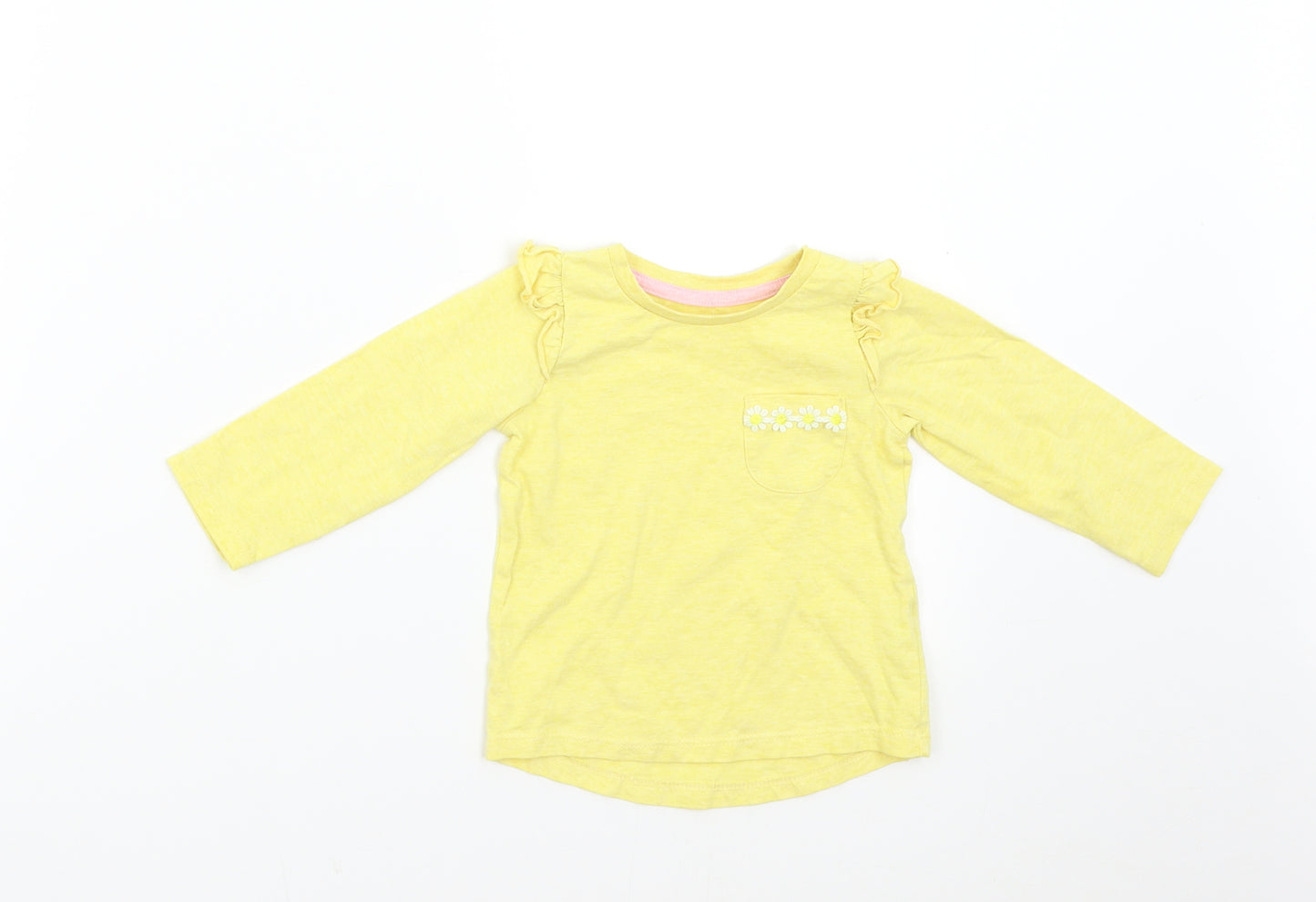 Nutmeg Baby Yellow   Basic T-Shirt Size 12-18 Months