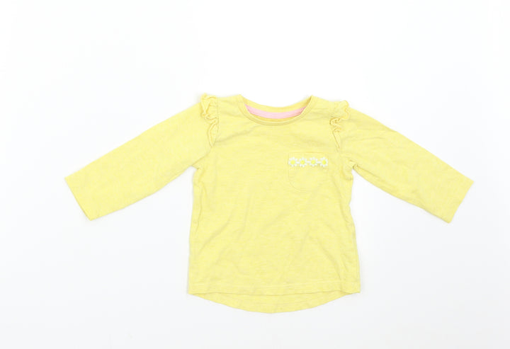 Nutmeg Baby Yellow   Basic T-Shirt Size 12-18 Months