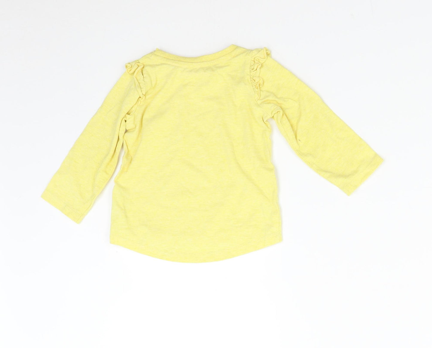 Nutmeg Baby Yellow   Basic T-Shirt Size 12-18 Months