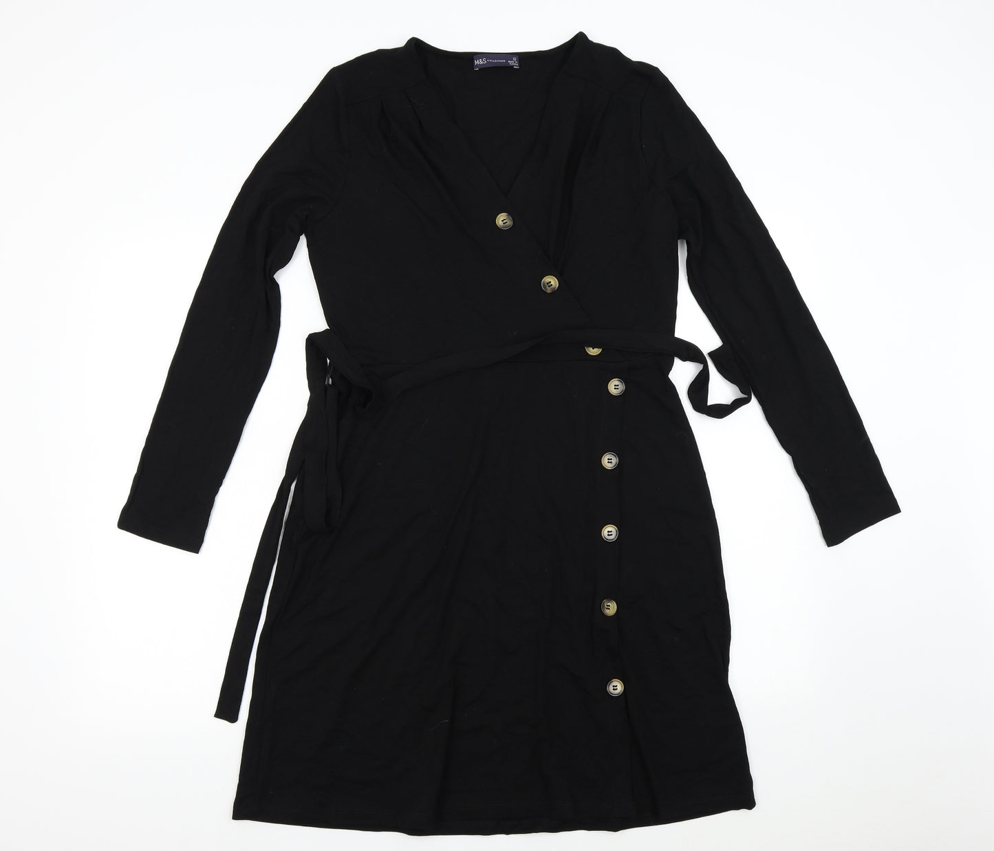 M&S Womens Black   Shift  Size 12