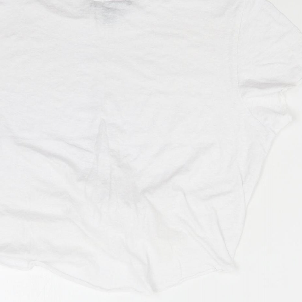 Primark Womens White   Basic T-Shirt Size M