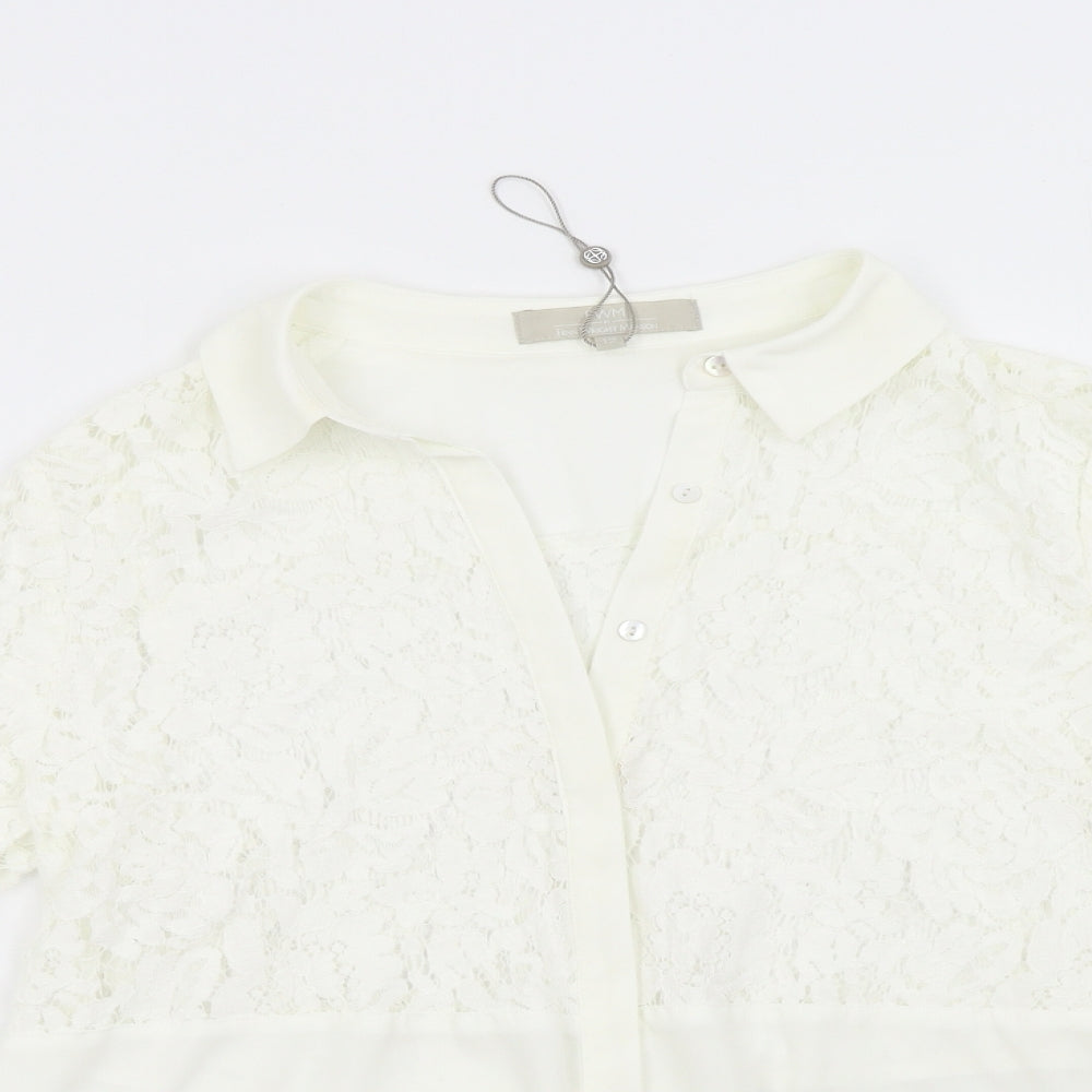 Matalan Womens Ivory   Basic Blouse Size 12