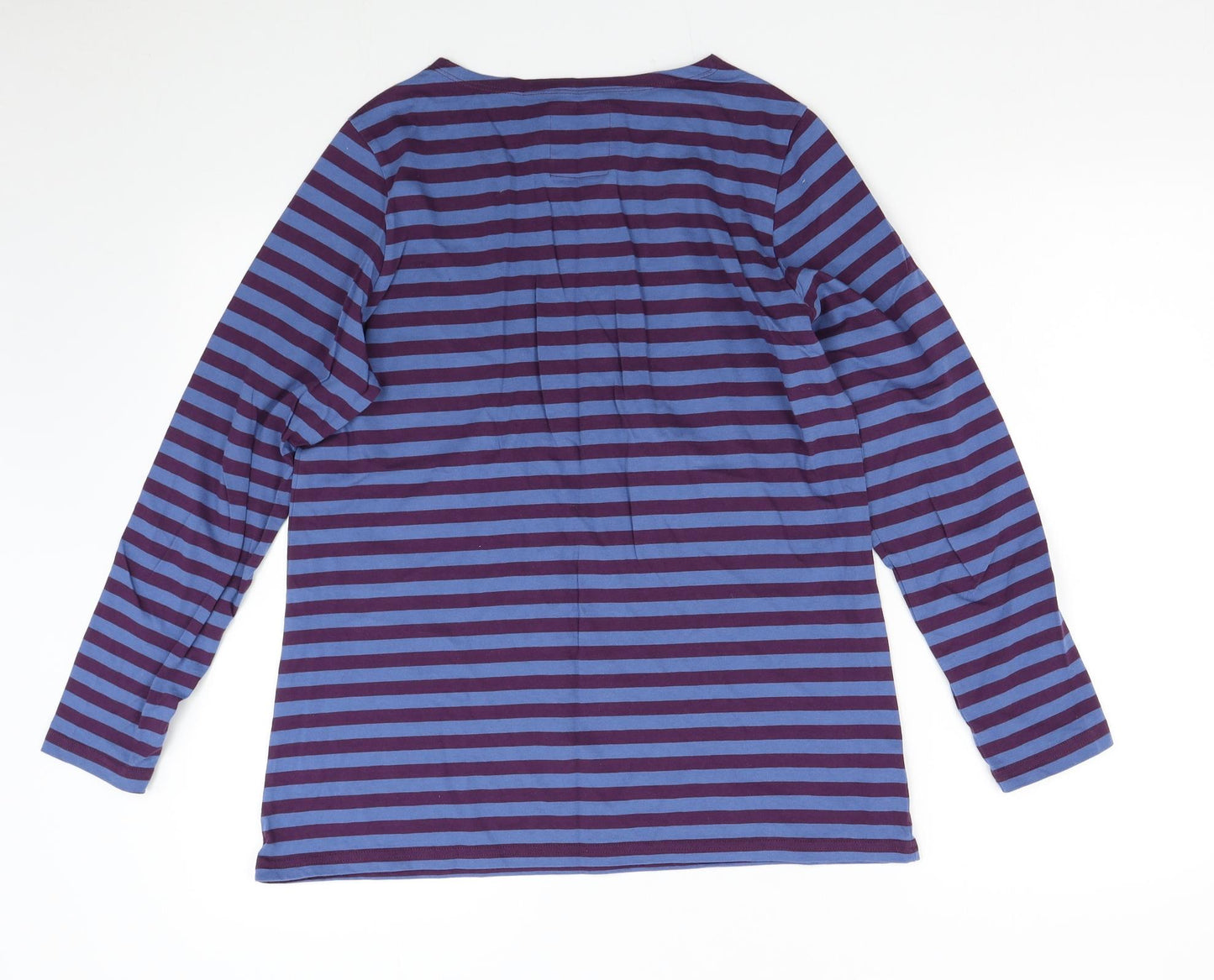 Gudrun Sjöden Mens Blue Striped   T-Shirt Size S