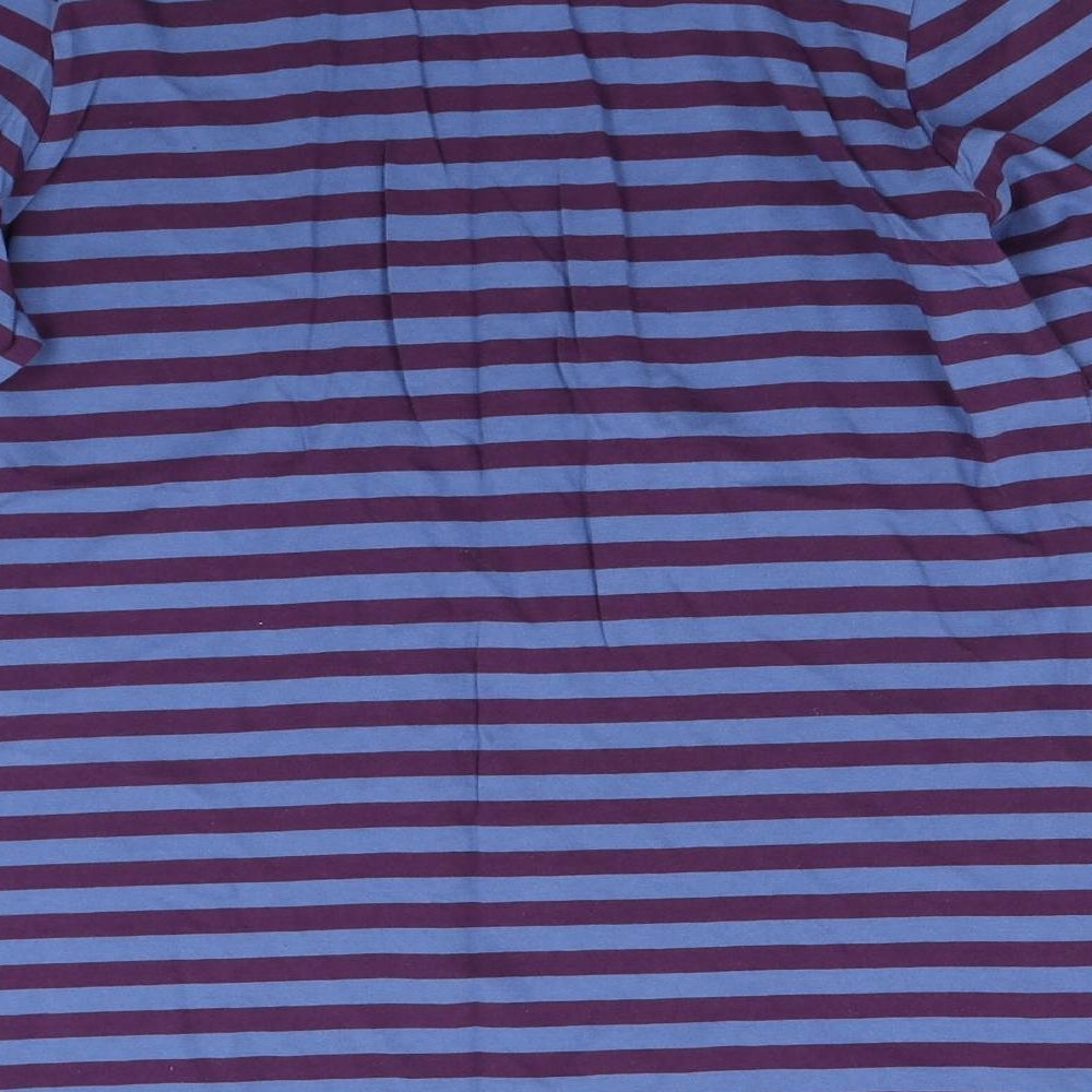 Gudrun Sjöden Mens Blue Striped   T-Shirt Size S