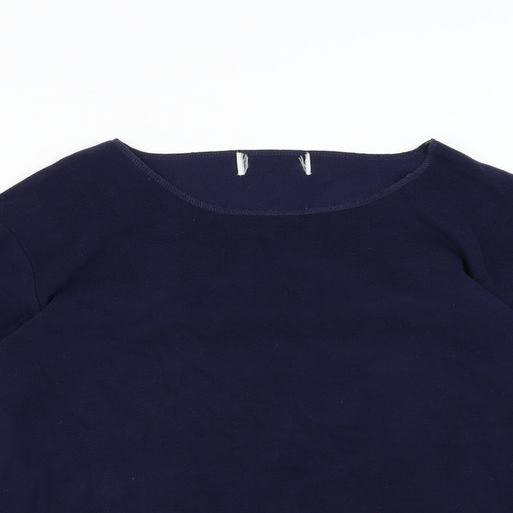 Preworn Mens Blue  Fleece Pullover Jumper Size M