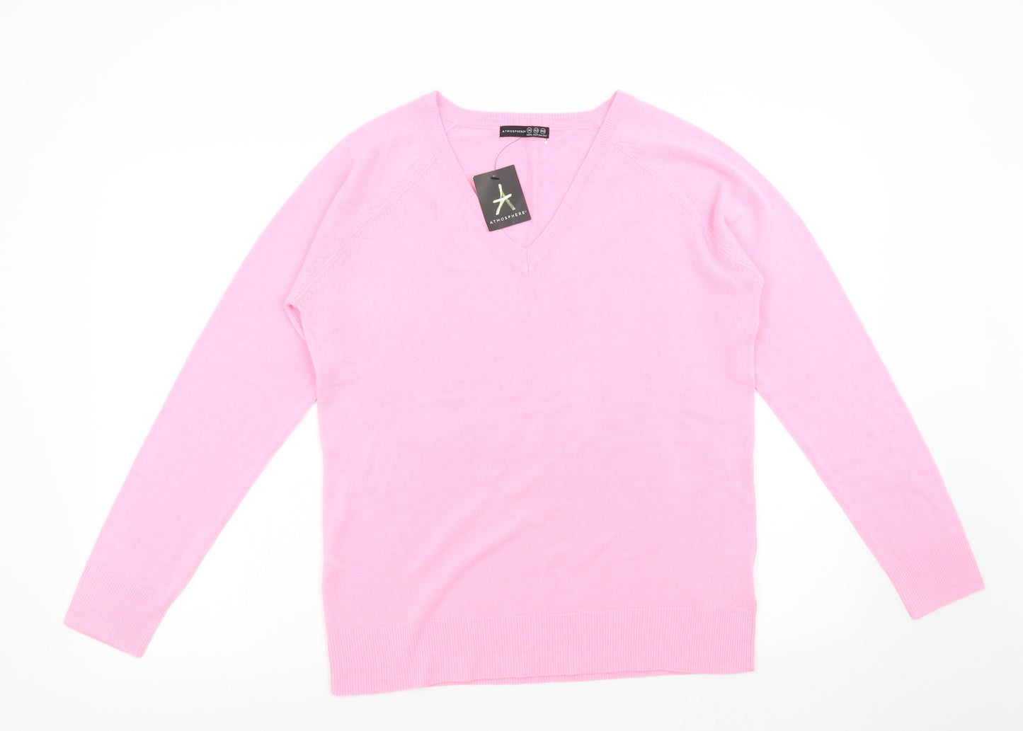 Primark Womens Pink  Knit Pullover Jumper Size 14