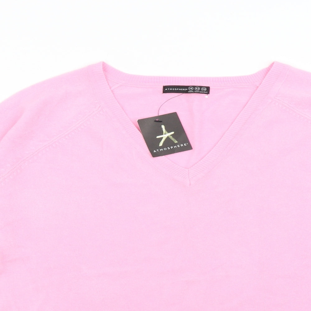Primark Womens Pink  Knit Pullover Jumper Size 14