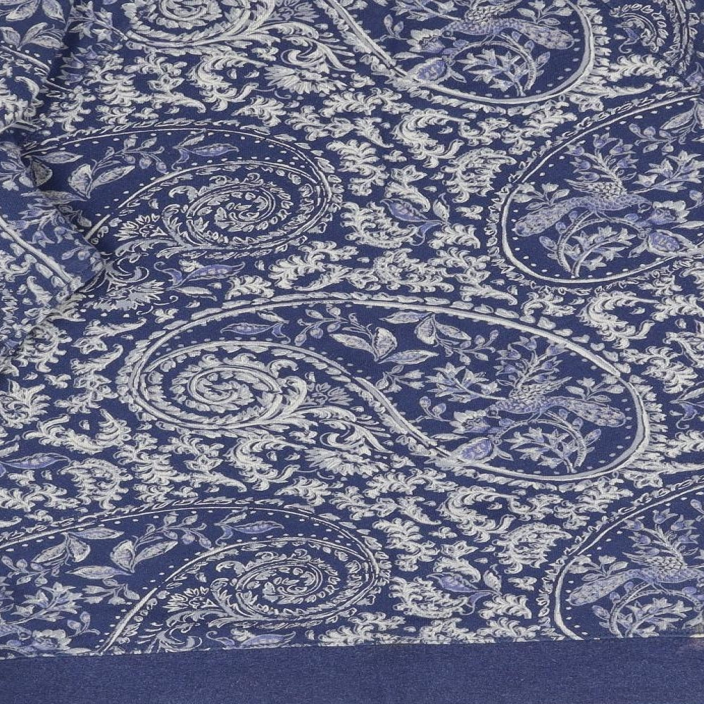 H&M Womens Blue Paisley  Pullover Sweatshirt Size L