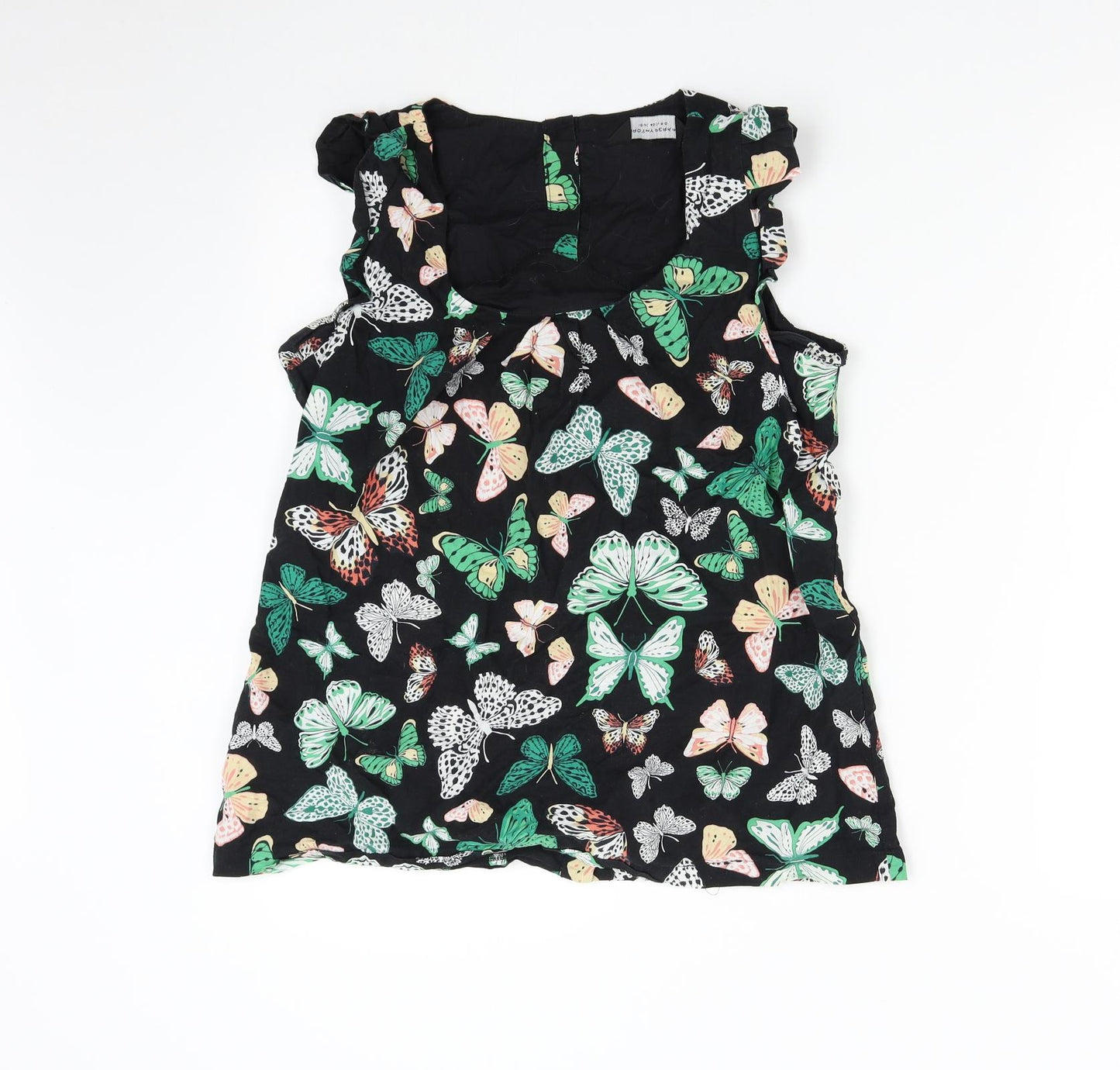 Dorothy Perkins Womens Black   Basic Blouse Size 12