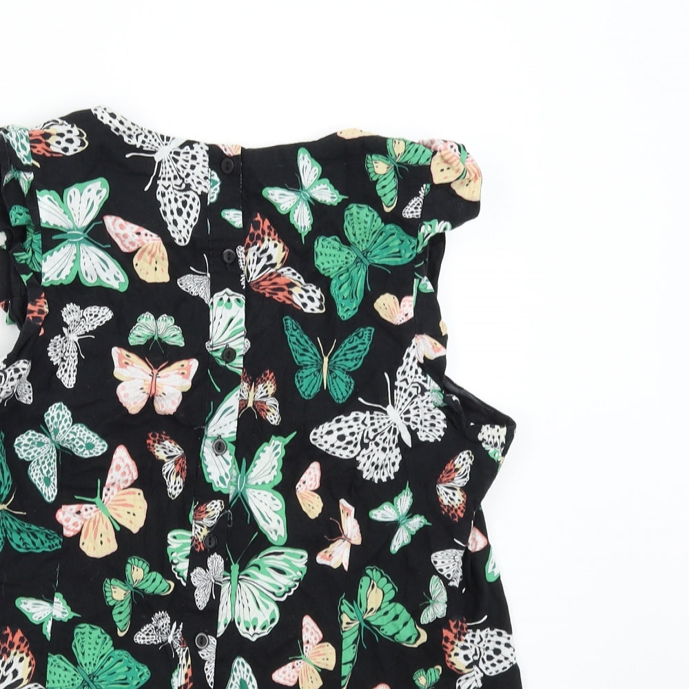 Dorothy Perkins Womens Black   Basic Blouse Size 12