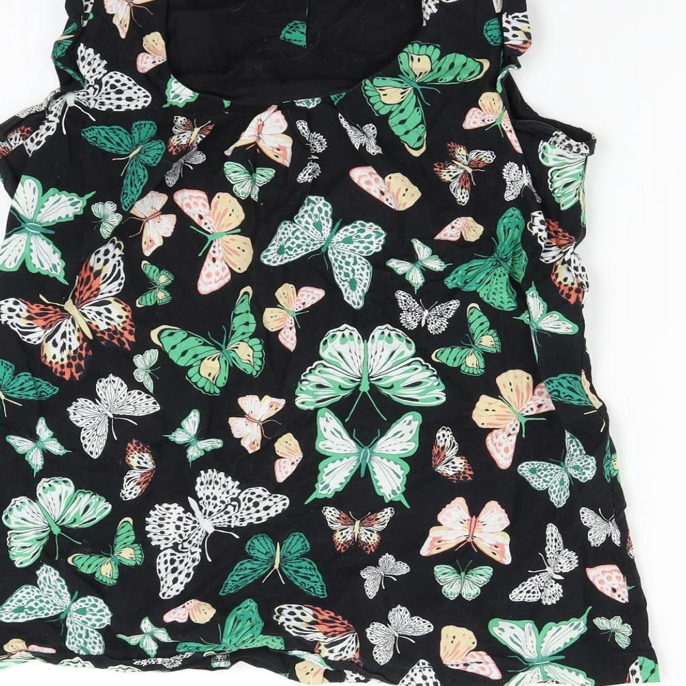 Dorothy Perkins Womens Black   Basic Blouse Size 12