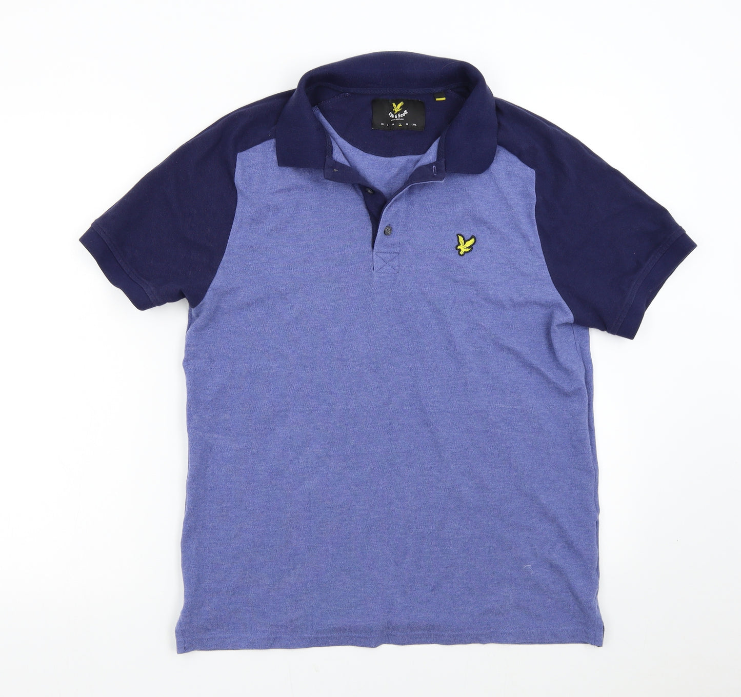 Lyle & Scott Mens Blue    Polo Size L