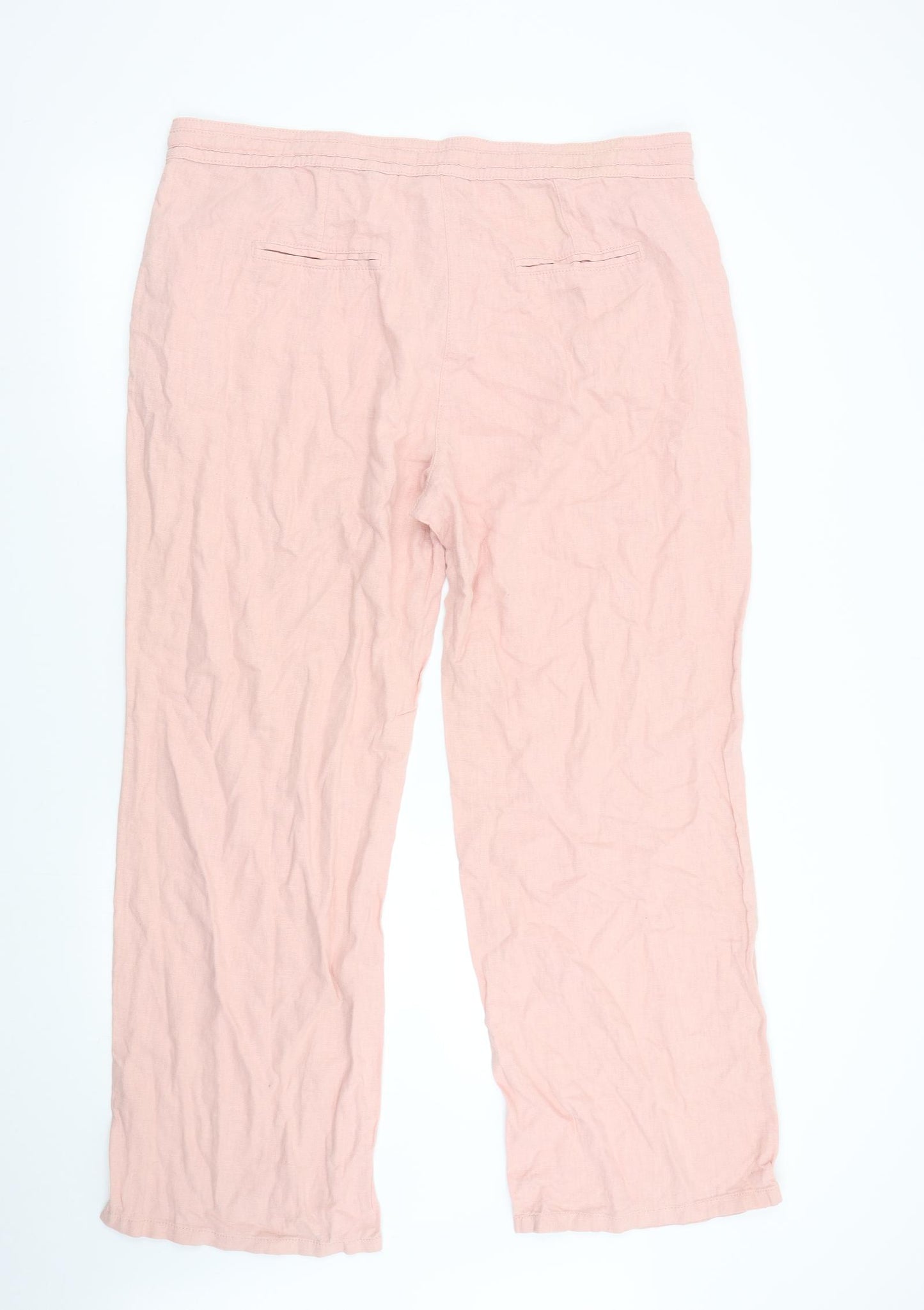 NEXT Womens Pink   Trousers  Size 18 L30 in