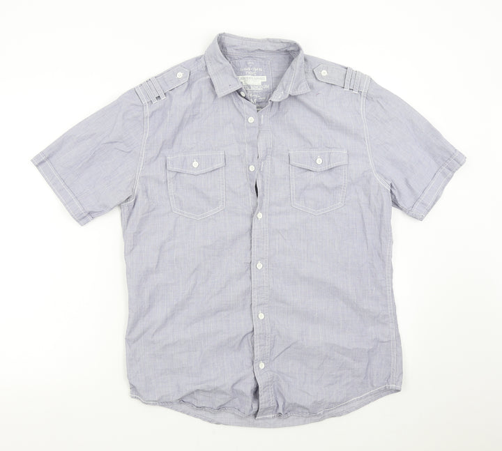 NEXT Mens Blue    Button-Up Size M