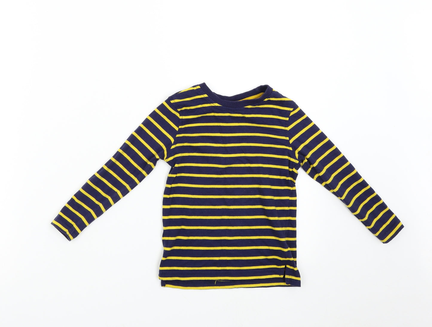 George Boys Blue Striped  Basic T-Shirt Size 2-3 Years