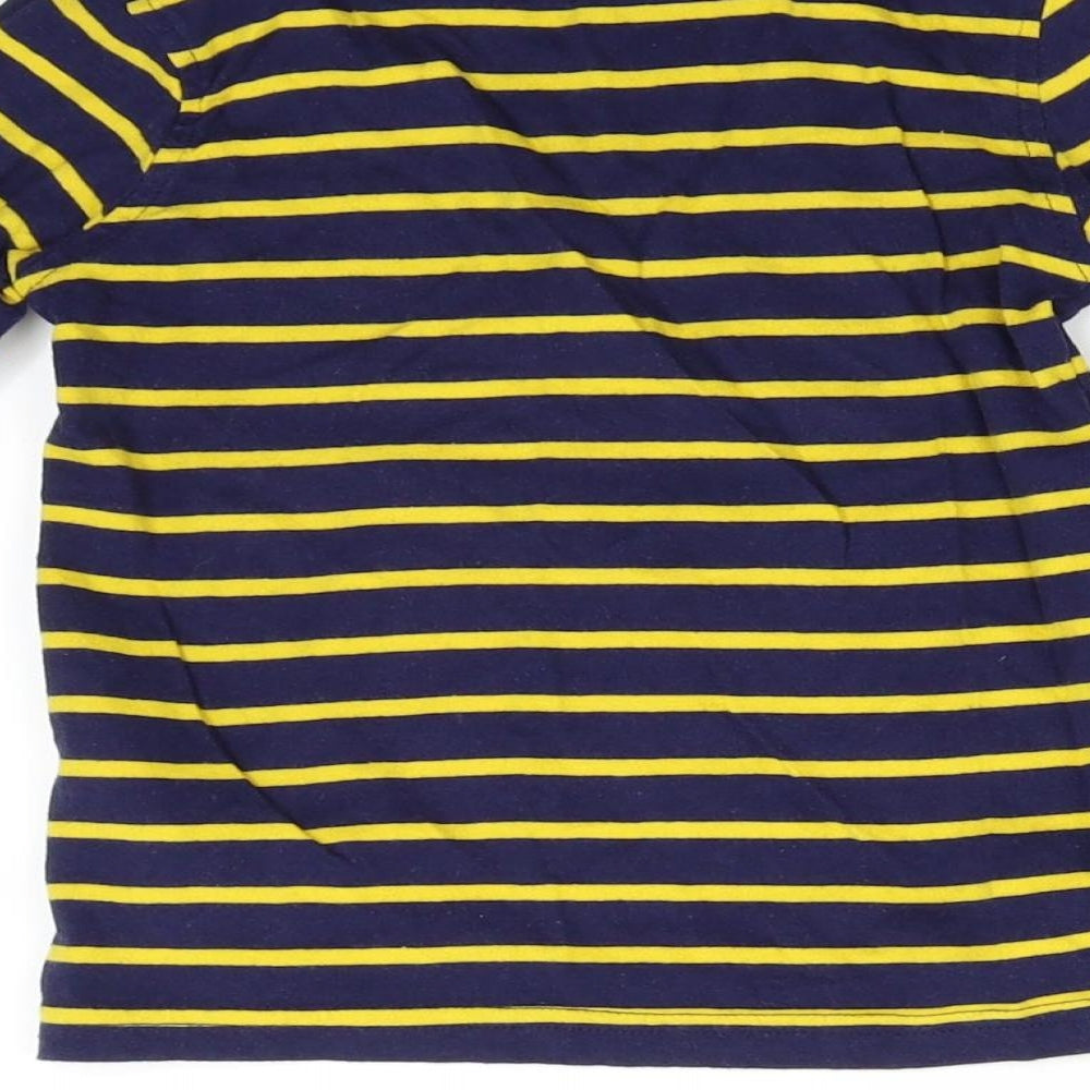 George Boys Blue Striped  Basic T-Shirt Size 2-3 Years