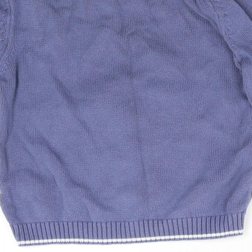 Mothercare Boys Blue  Knit Pullover Jumper Size 2-3 Years  - Shark