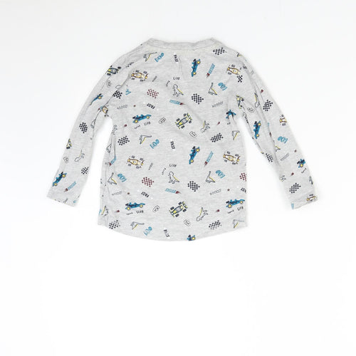 George Boys Grey   Basic T-Shirt Size 2-3 Years
