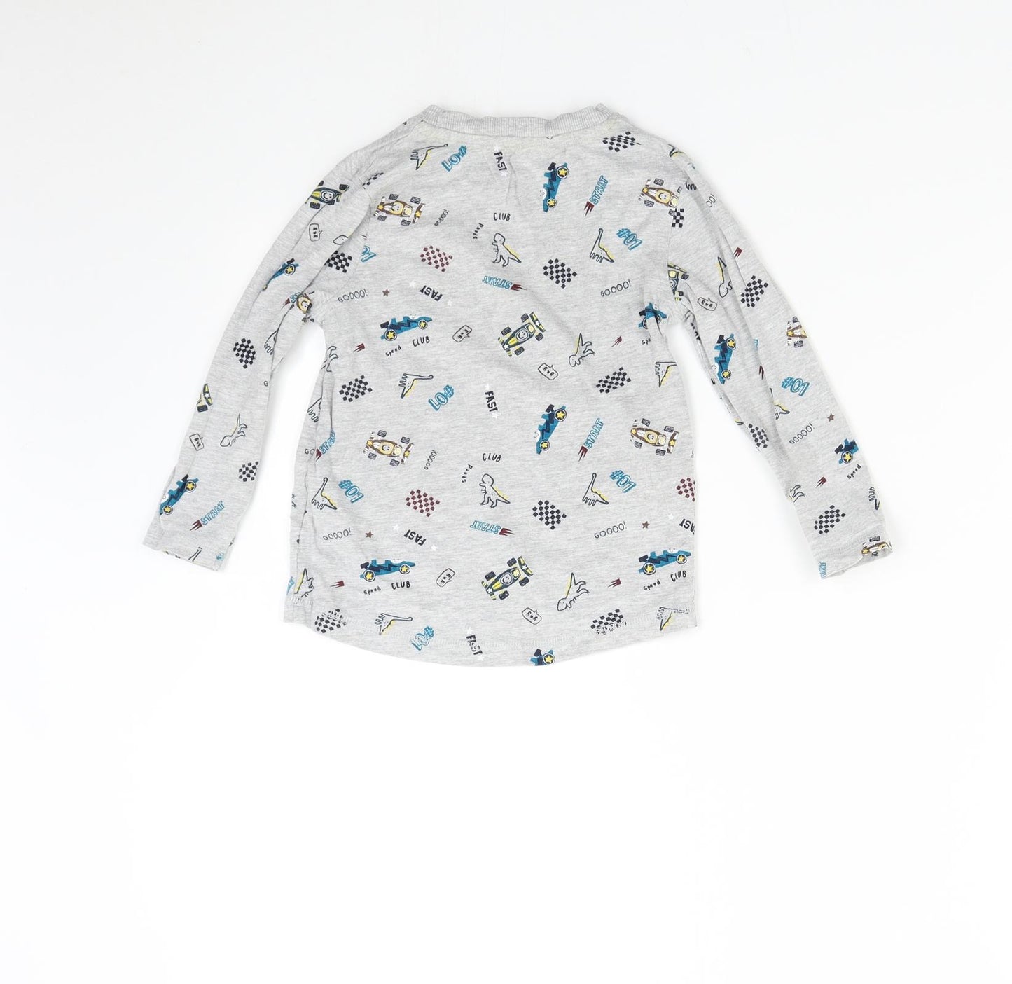 George Boys Grey   Basic T-Shirt Size 2-3 Years