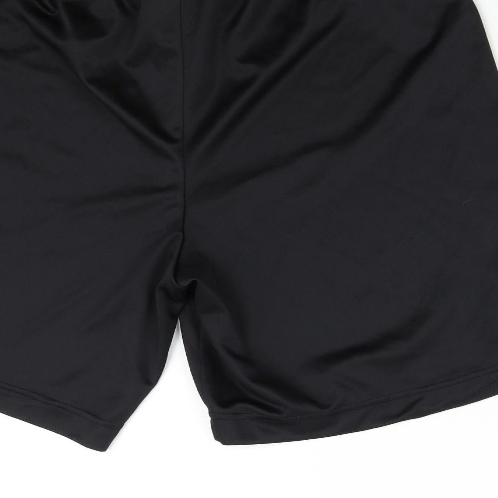Hummel Mens Black   Sweat Shorts Size L