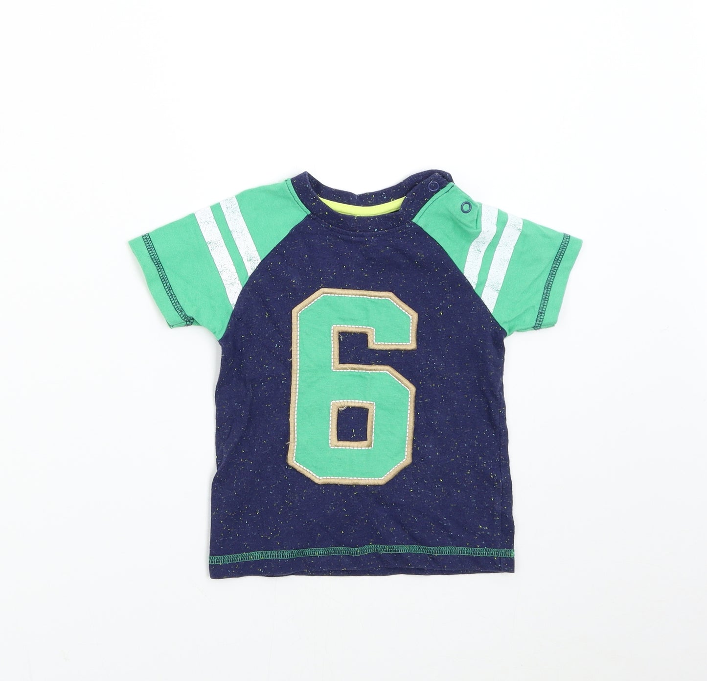 Nutmeg Baby Blue   Basic T-Shirt Size 12-18 Months