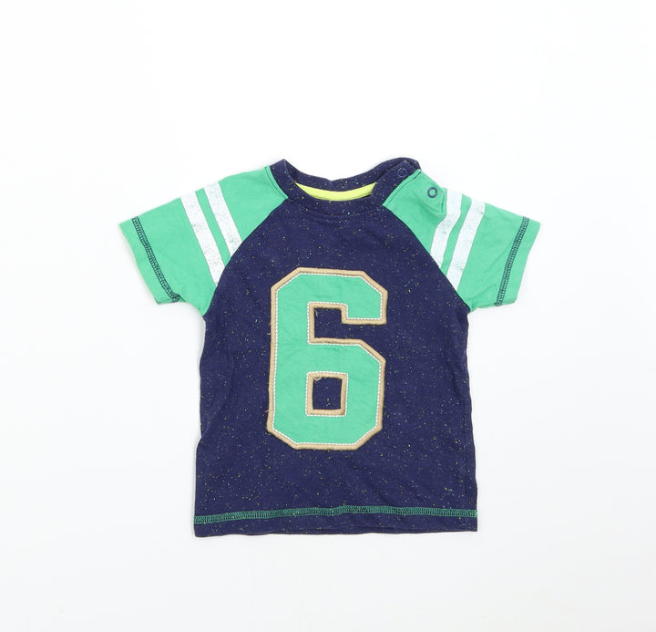 Nutmeg Baby Blue   Basic T-Shirt Size 12-18 Months