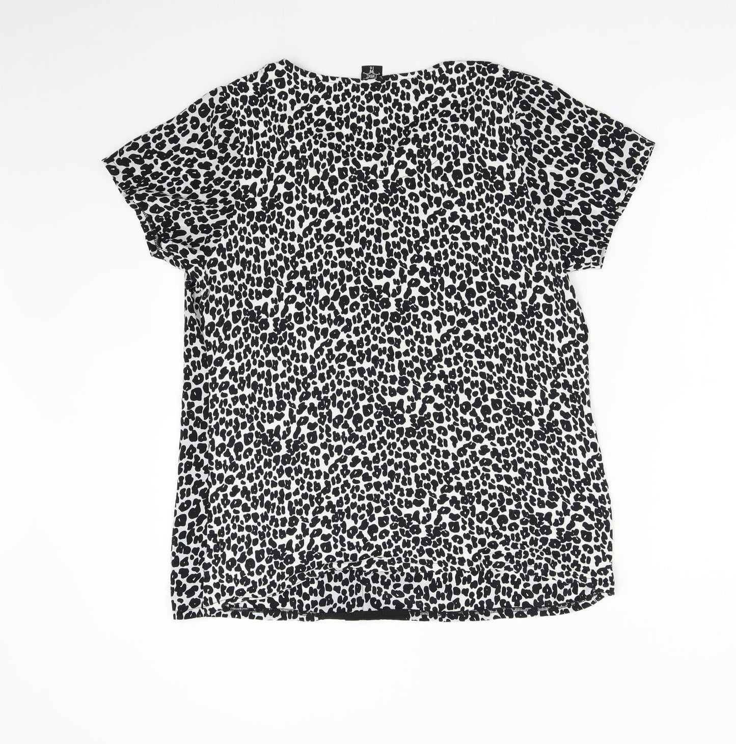 NEXT Womens Multicoloured Animal Print  Basic Blouse Size 16
