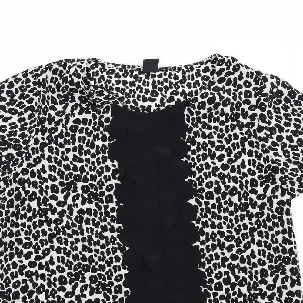 NEXT Womens Multicoloured Animal Print  Basic Blouse Size 16