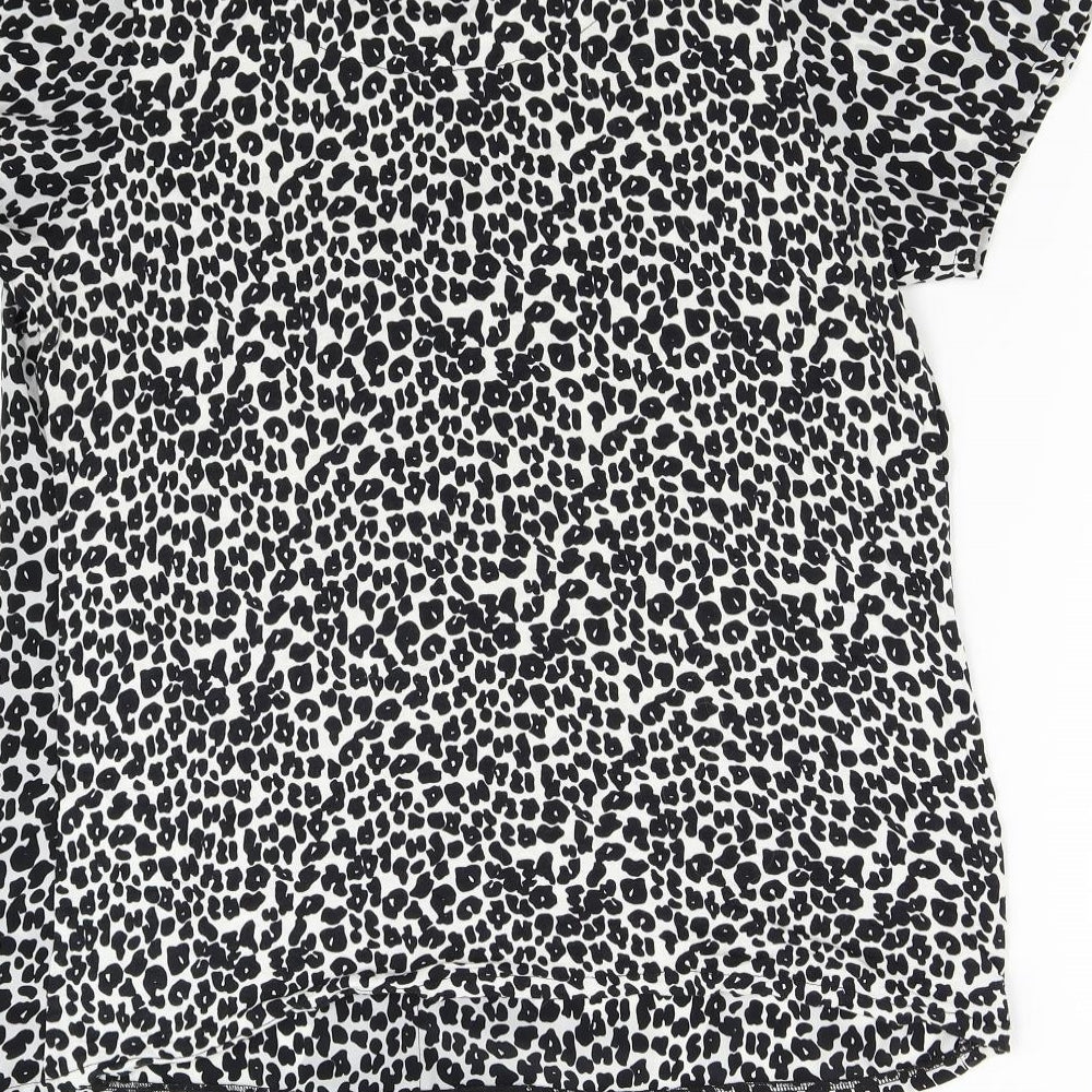 NEXT Womens Multicoloured Animal Print  Basic Blouse Size 16